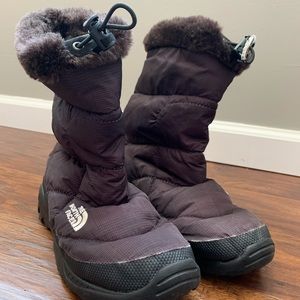 North face quilted boots